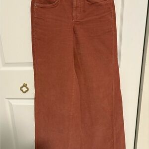 Women's Rust Corduroy Jeans